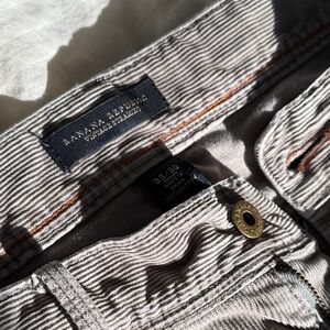 Vintage Straight Banana Republic Gray Corduroy Trousers